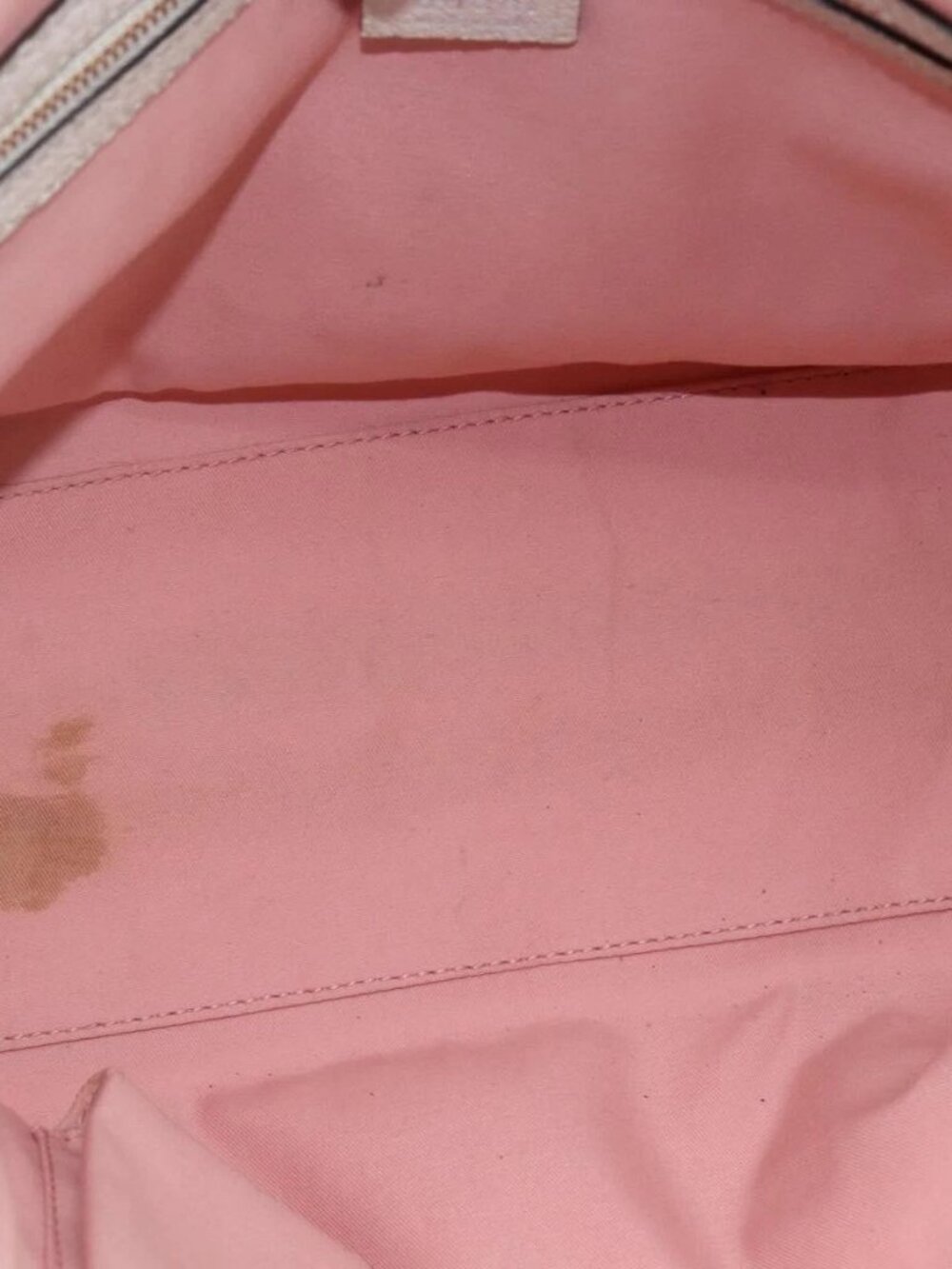 GUCCI GG Canvas Sherry Line Tote Bag Pink Gold - Picture 10 of 16